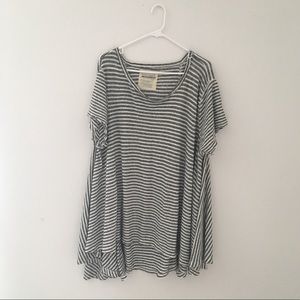 We the free oversized stripe tee